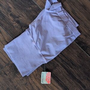 Free People Movement Good Karma Running Shorts in Daybreak Misty Plum M/L
